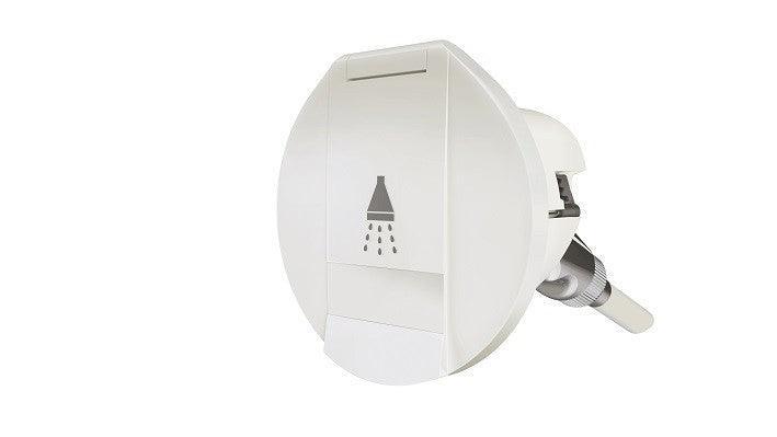 Mixer Tap + White Round Cover - 4Boats