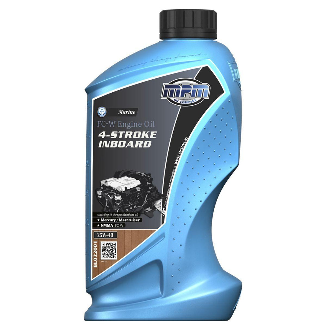 MPM Marine FC-W 4-Stroke Inboard Oil 25W-40 - 1 Litre - 4Boats