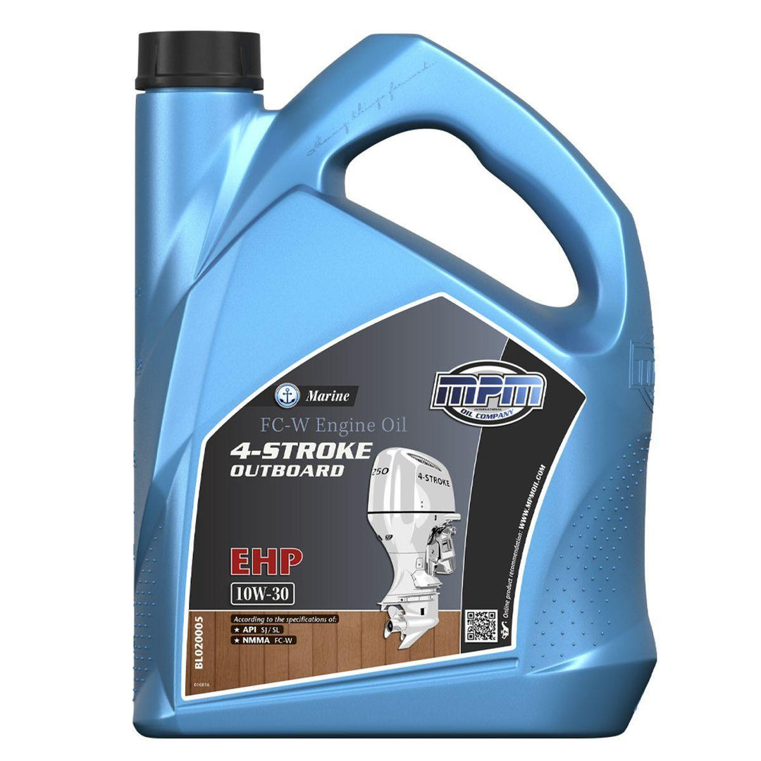 MPM Marine FC-W 4-Stroke Outboard Oil EHP 10W-30 - 5 Litre - 4Boats