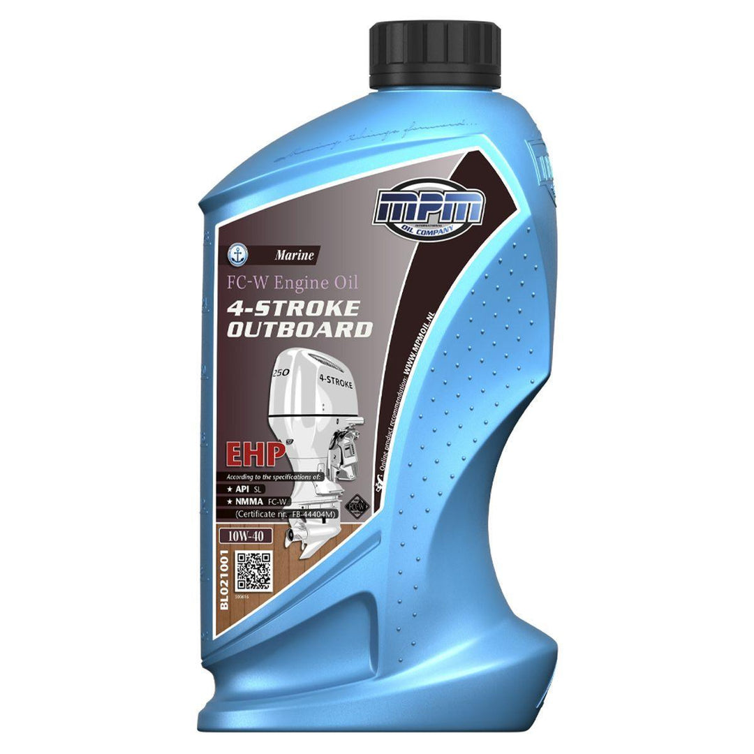 MPM Marine FC-W 4-Stroke Outboard Oil EHP 10W-40 - 1 Litre - 4Boats