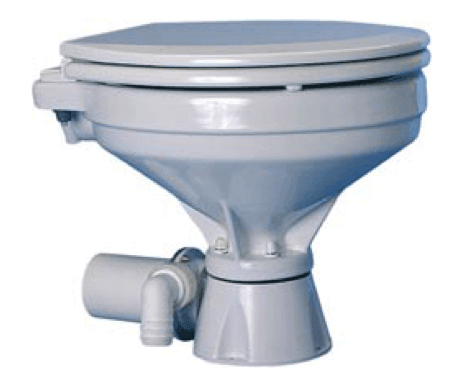 Ocean Electric Silent Comfort Toilet 12/24V - 4Boats