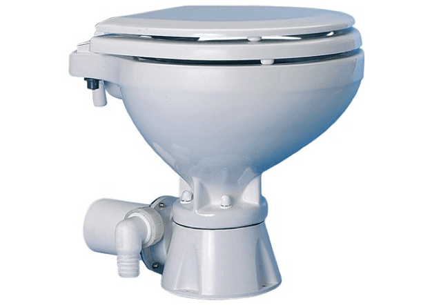 Ocean Electric Silent Compact Toilet - 12 or 24V - 4Boats