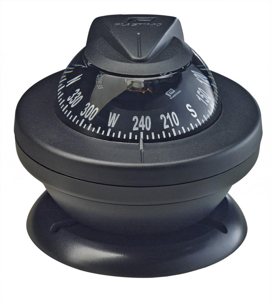Offshore 55 Compass-Black card, black flange - 4Boats