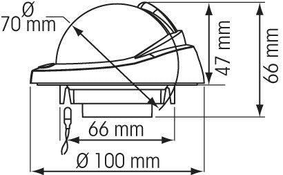 Offshore 75 Compass, Flushmount (Zone C) - 4Boats