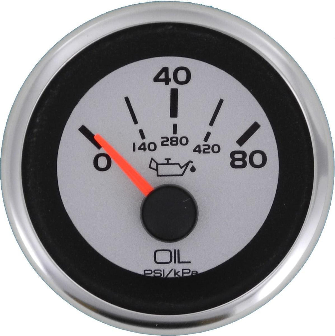 Oil Pressure, 240 - 33 ohm - US Type-0-80 PSI - 4Boats