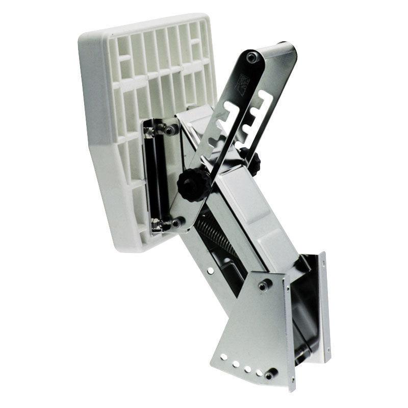 Outboard Bracket, Adjustable, w/plastic pad, Inox 316, for engines up to 40kg/20HP - 4Boats