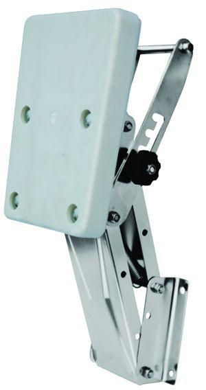 Outboard Engine Bracket S/S c/w Plastic Pad (50kg) - 4Boats