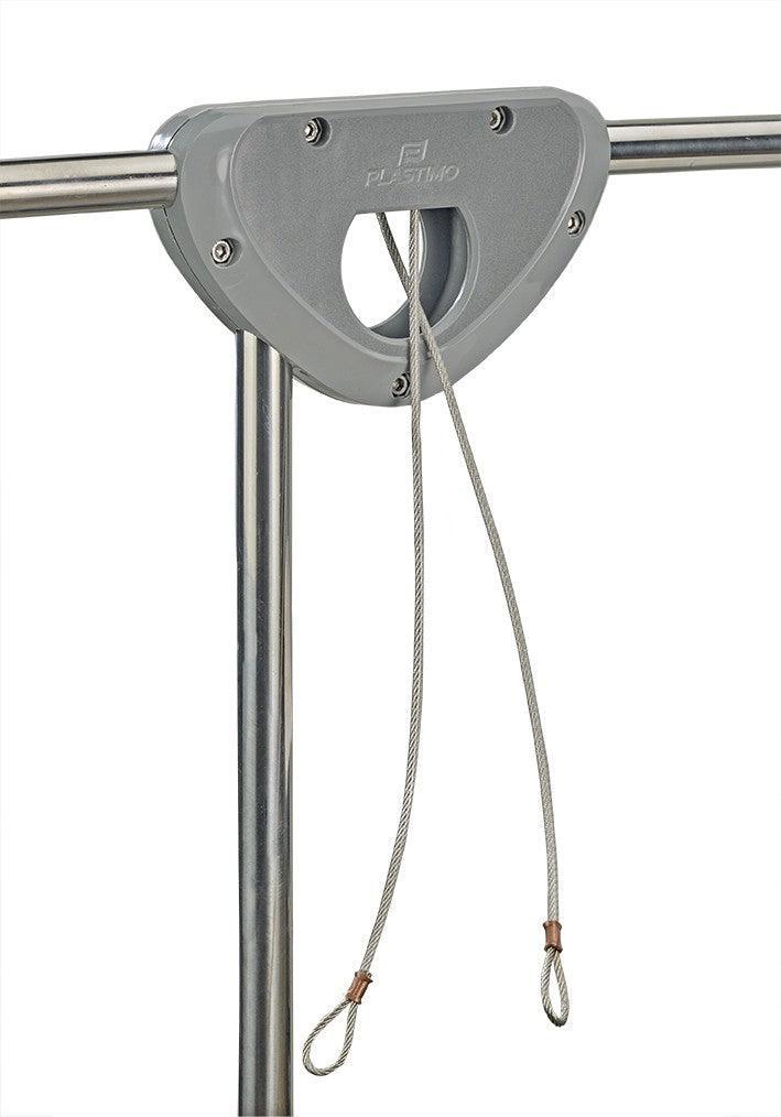Outboard Motor Holder Grey with Cable - 4Boats