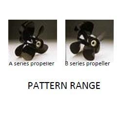 Pattern volvo duo aluminium props A series - PRICE PER SET off 1 x LH & 1 x RH propeller - 4Boats