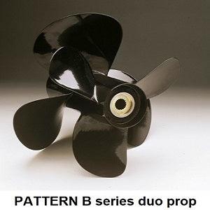 Pattern volvo duo aluminium props B series - PRICE PER SET off 1 x LH & 1 x RH propeller - 4Boats