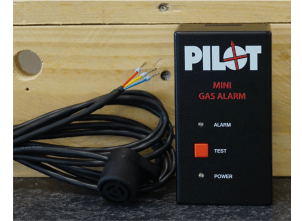 Pilot Mini Gas Alarm 12/24v - 4Boats