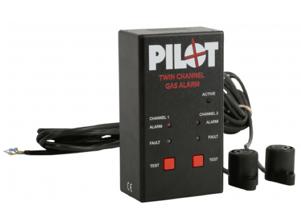 Pilot Twin Gas Alarm 12/24v - 4Boats