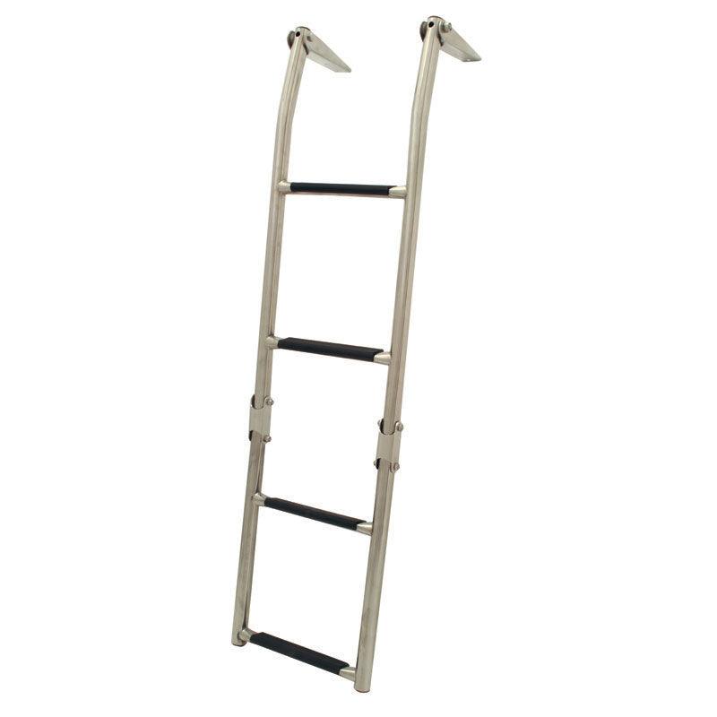 Platform Ladder, 1+2 steps, Inox 316, ?22mm, 276x740mm - 4Boats