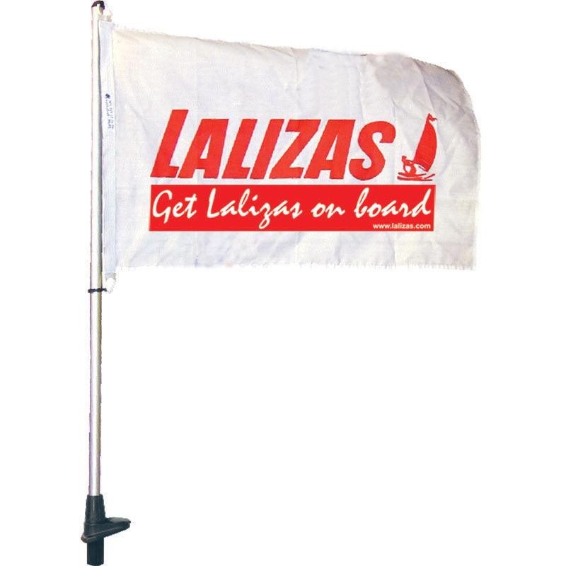 Plug in pole for flag 100cm, white - 4Boats