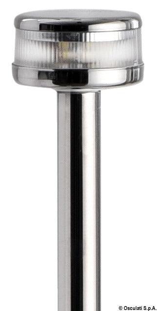 Pole Light with Evoled 360° light - Pull-Out Version with Nylon/Polished Stainless Steel Base - 4Boats