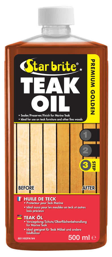 Premium Golden Teak Oil - Step 3 - 4Boats