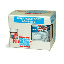 PVC (3026) 2 Part Adhesive - 250ml Tin &10ml cure - 4Boats