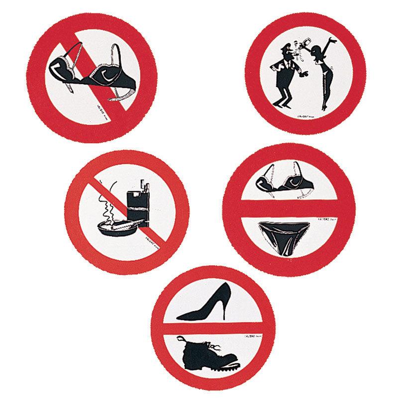 PVC Sticker ''No shoes'', Diam. 135mm - 4Boats