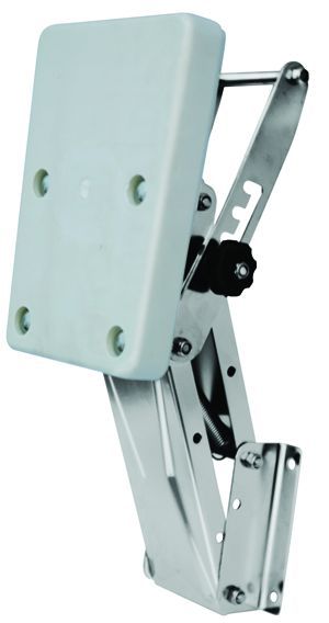 Outboard Motor Bracket Stainless Steel 316 Adjustable Aux Engine Mount Pad 40kg