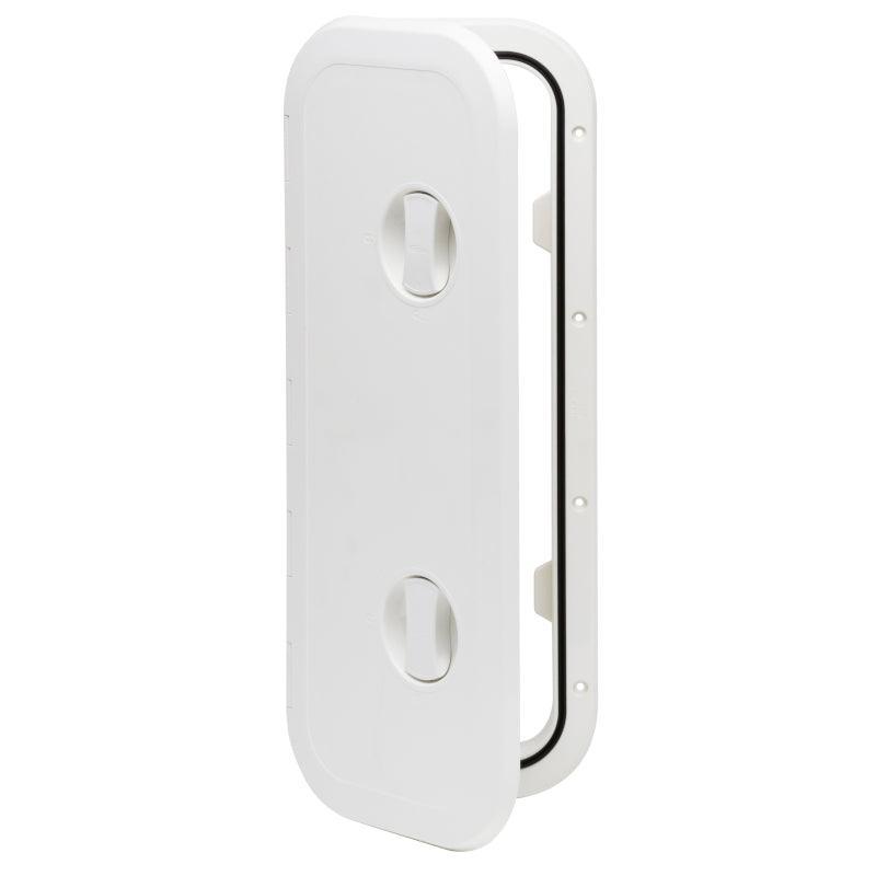 Rectangular Grid Hatch Rectangular Hatch Rectangular Deck Hatch 606 × 243 mm - White | 4Boats
