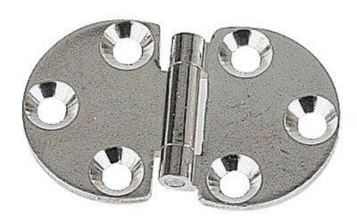 Rectangular Hinge, Chrome-Plated Brass - 4Boats