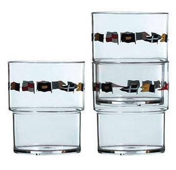 Regata Stackable Glasses - 4Boats