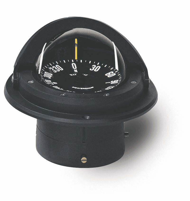 Ritchie Voyager® F-82, 3” Dial Flush Mount - Black - 4Boats