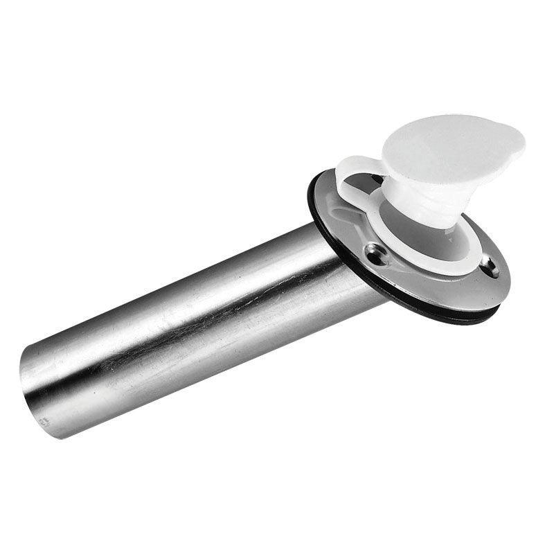 Rod Holder, stainless steel, with plastic white cap,226mm ?38mm - 4Boats