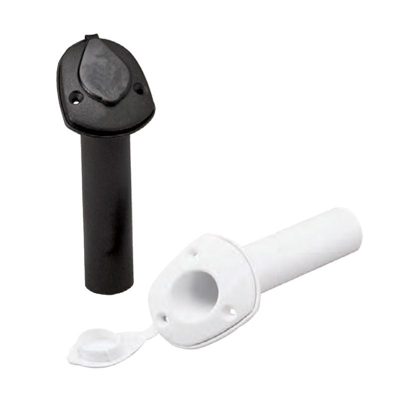 Rod Holder, w/ Cap, Plastic, ?40mm, H.230mm, Black - 4Boats