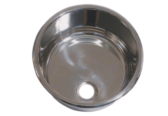 Round Stainless Steel Sinks - 4Boats