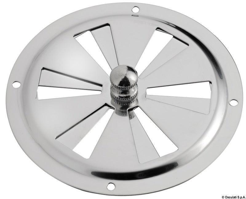 Round Vent Polished SS 102mm - 4Boats