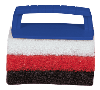 Scrub Pad Kit with Handle - 4Boats