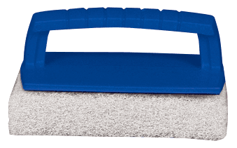 Scrub Pad with Handle – Fine (White) - 4Boats