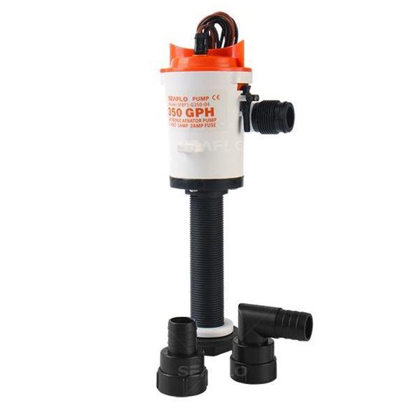 SEAFLO 350GPH x 12v LIVEWELL / BAITWELL MARINE CARTRIDGE AERATOR PUMP boat yacht - 4Boats