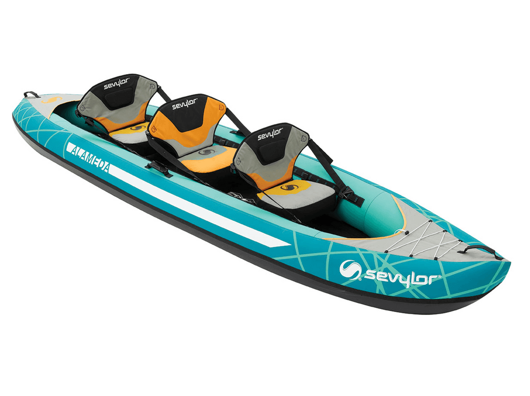 Sevylor Alameda Inflatable Kayak - 2 + 1 Person - New 2023 Model - In Stock - 4Boats