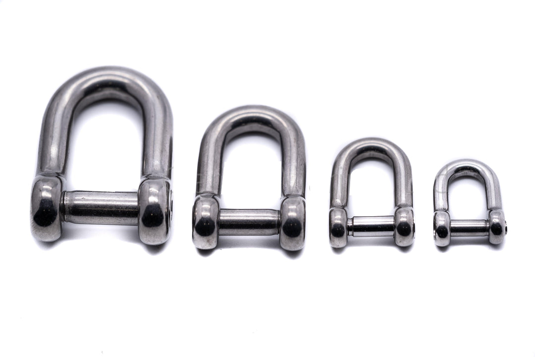 Shackle - Hex Dee / D Shackle with allen key fitting 316 A4 Stainless steel - 4Boats