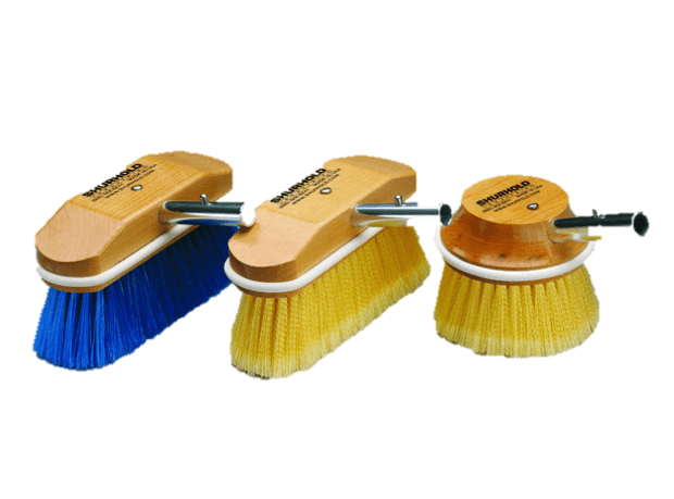 Shurhold 8" Angled Flagged Yellow Brush - 4Boats