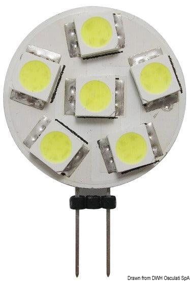 SMD LED Bulb, G4 Connection-Side-6 LED Lights - 4Boats