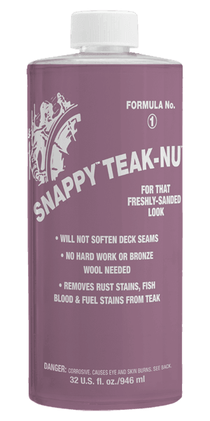 Snappy Teak-Nu two-part teak cleaner and restorer-4L-Formula 1 - 4Boats
