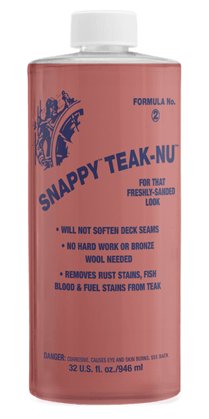 Snappy Teak-Nu two-part teak cleaner and restorer-4L-Formula 2 - 4Boats