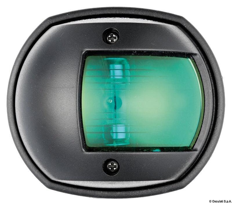 Sphera Design Navigation Lights up to 12 metres, RINA- and NMMA-certified-112,5° right green-Black - 4Boats