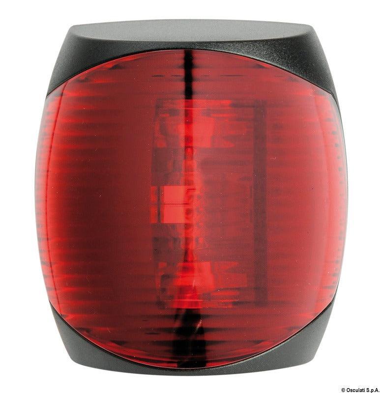 Sphera II LED Navigation Lights up to 20 m, Polycarbonate Body-Black-112,5° left red - 4Boats
