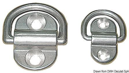 SS swiveling half ring 28x54 mm - 4Boats