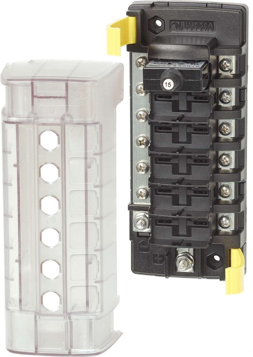 ST CLB Circuit Breaker Block - 6 Position with Negative Bus - 4Boats