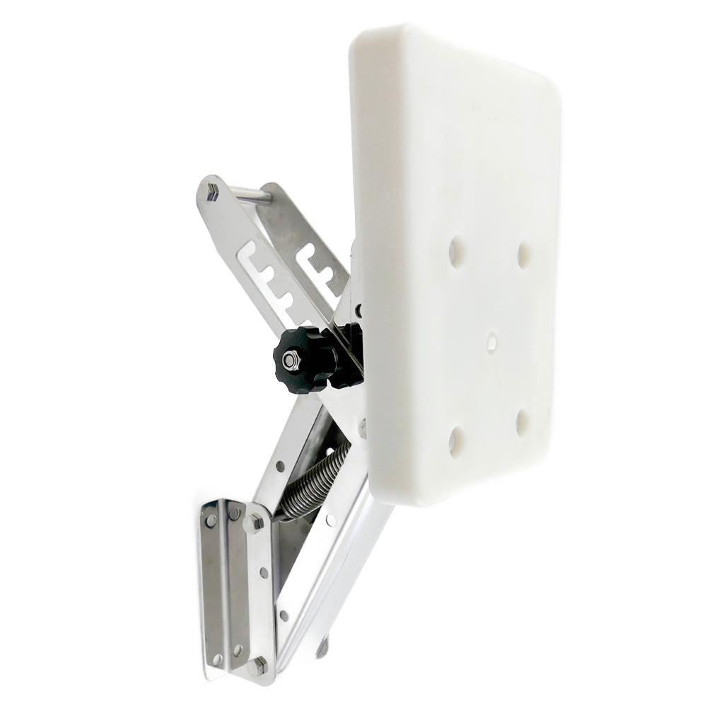 Stainless Steel Auxiliary Outboard Motor Bracket - 4Boats