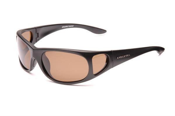 Stalker Sunglasses with side shield - BROWN - 4Boats