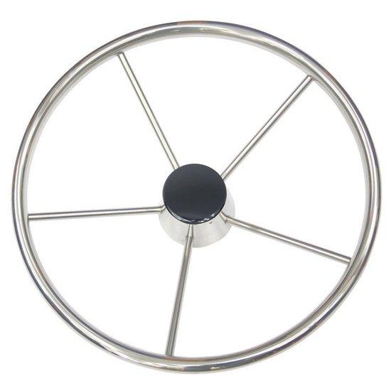 Steering Wheel with cap, Inox 316, ?457mm - 4Boats