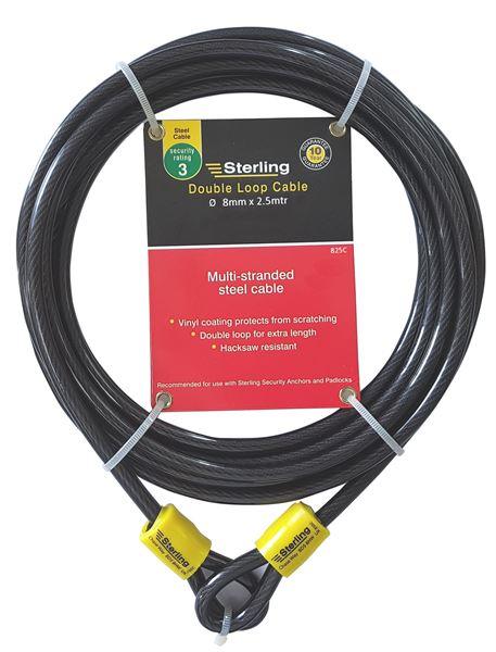 Sterling Double Loop Cable - 4Boats