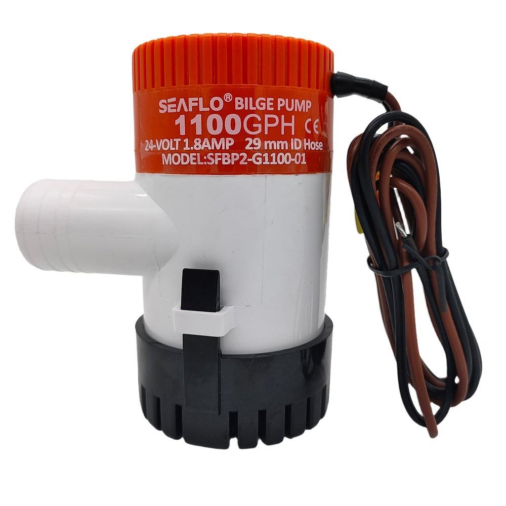 Submersible Bilge Pump 1100GPH 24V 1.8A Outboard Boat Rib - 4Boats