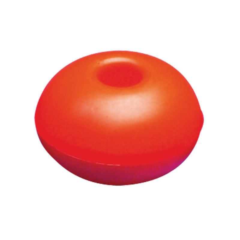 Surface Float w/Hole, Round, ?50mm, Orange - 4Boats